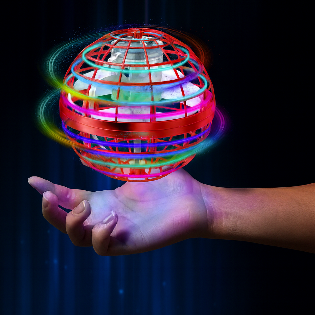 Pelota Voladora con Sensores | Dron Boomerang LED